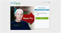 Desktop Screenshot of gayseniorchatcity.com